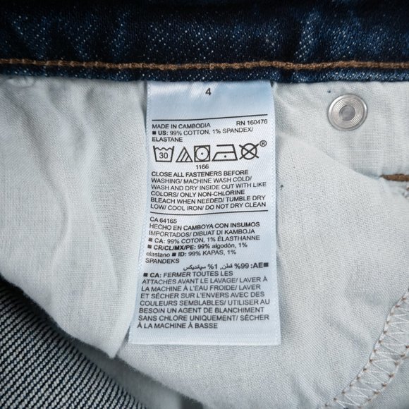 OLD NAVY denim mini jean skirt size 4 - Picture 5 of 6
